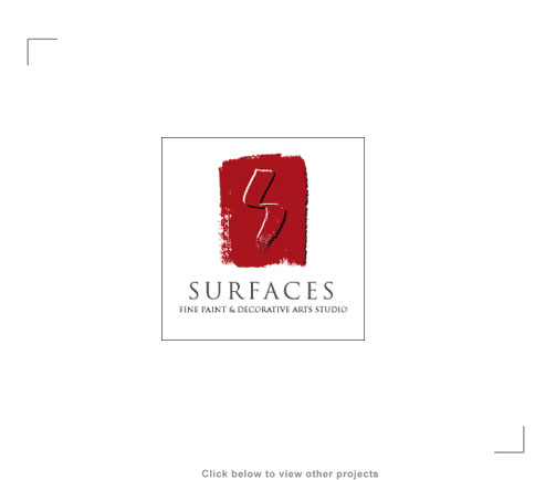 Surfaces Fine Paint & Studio Logo