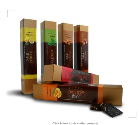 Andrés Packaging Branding Chocolate Box Labels