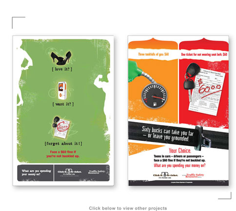 Kansas Department of Transportation Mock-up Posters