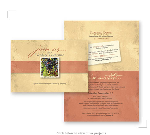 Tracy Design Graphic Print Services In Kansas City For Scandia Down Invite