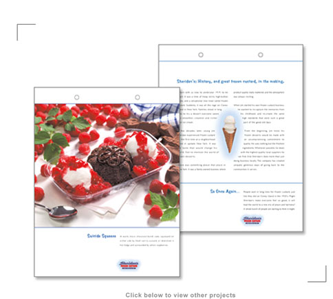 Sheridan's Frozen Custard Brochure Inserts