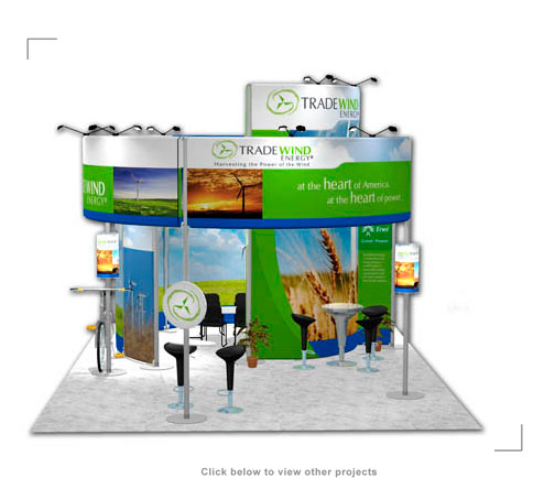 Tradewind Energy Print Trade show Booth