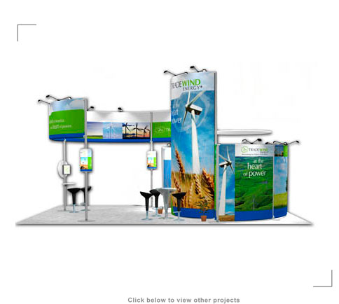 Tradewind Energy Print Trade show Booth