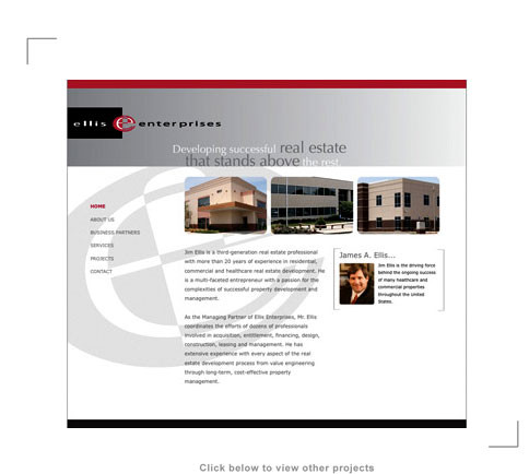 Ellis Enterprises Web Site Design