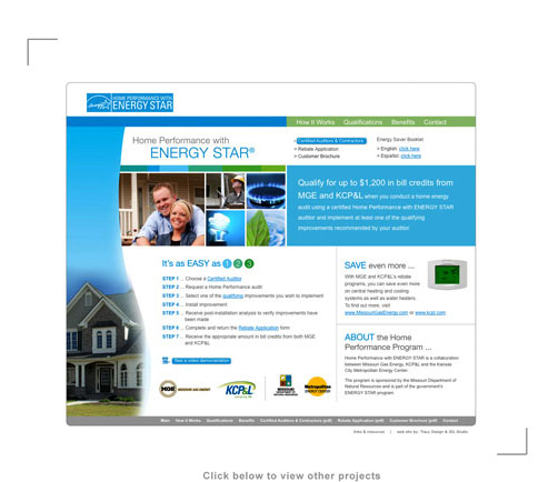 Home Performance With Energy Star Web Site Design