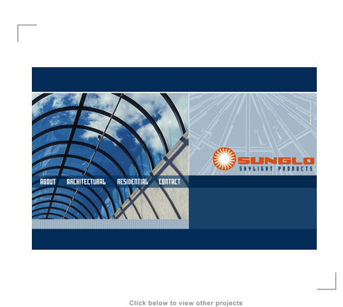 Sunglo Skylights Web Site Design